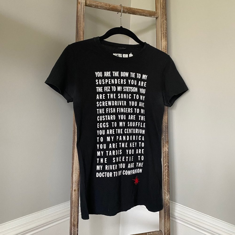 Doctor Who BBC Quote Tee